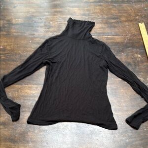 H&M Black Turtleneck Top